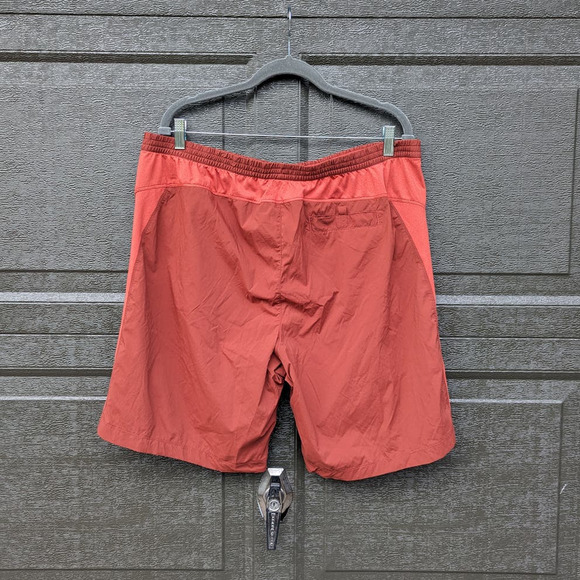 REI Men's Running Athletic Shorts, Outdoor Clothing, Burnt Orange Size XL - Picture 2 of 7